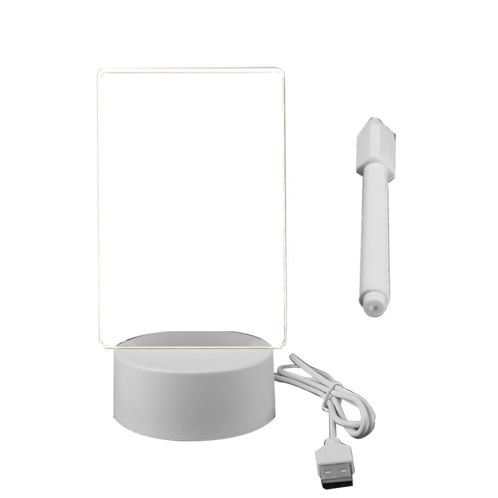 Lámpara LED con Panel de Escritura